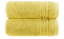 Handtuch (50 x 100cm), 2er-Set Gelb Soft Cotton