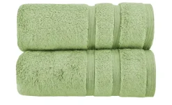 Handtuch (50 x 100cm), 2er-Set Grün Kuschel Wuschel