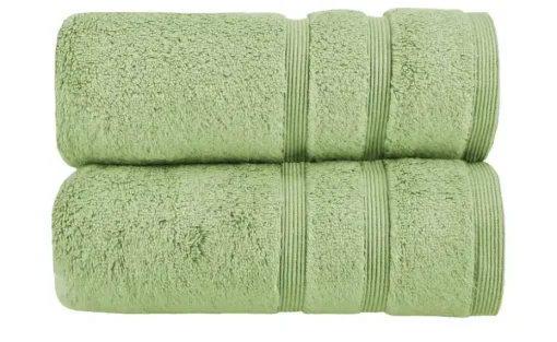Handtuch (50 x 100cm), 2er-Set Grün Kuschel Wuschel