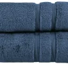 Handtuch (50 x 100cm), 2er-Set Marineblau Kuschel Wuschel