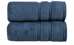 Handtuch (50 x 100cm), 2er-Set Marineblau Kuschel Wuschel