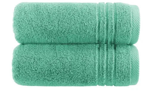 Handtuch (50 x 100cm), 2er-Set Minze Soft Cotton