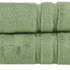 Handtuch (50 x 100cm), 2er-Set Moosgrün Kuschel Wuschel