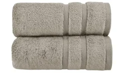 Handtuch (50 x 100cm), 2er-Set Taupe Kuschel Wuschel