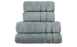 Handtuch-Set Anthrazit, 4-teilig  Kuschel Wuschel