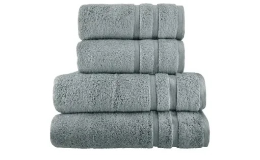 Handtuch-Set Anthrazit, 4-teilig  Kuschel Wuschel