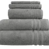 Handtuch-Set Anthrazit, 5-teilig Soft Cotton | Höffner
