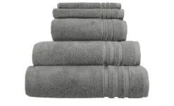 Handtuch-Set Anthrazit, 5-teilig Soft Cotton | Höffner