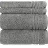 Handtuch-Set Anthrazit, 4-teilig Soft Cotton | Höffner