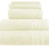 Handtuch-Set Creme, 5-teilig Soft Cotton | Höffner
