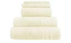 Handtuch-Set Creme, 5-teilig Soft Cotton | Höffner