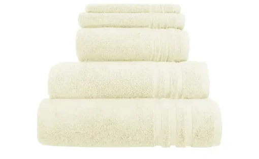 Handtuch-Set Creme, 5-teilig Soft Cotton | Höffner