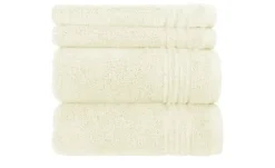 Handtuch-Set Creme, 4-teilig Soft Cotton | Höffner