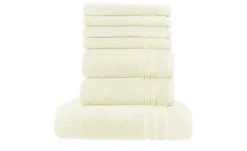 Handtuch-Set Creme, 7-teilig Soft Cotton | Höffner