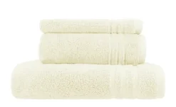 Handtuch-Set Creme, 3-teilig Soft Cotton | Höffner