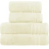 Handtuch-Set Creme, 4-teilig Soft Cotton | Höffner