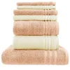 Handtuch-Set Creme-Hellorange, 7-teilig Soft Cotton
