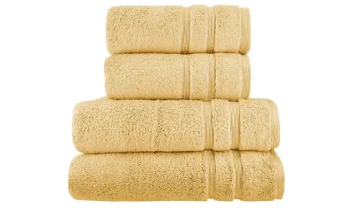 Handtuch-Set Gelb, 4-teilig  Kuschel Wuschel | Höffner