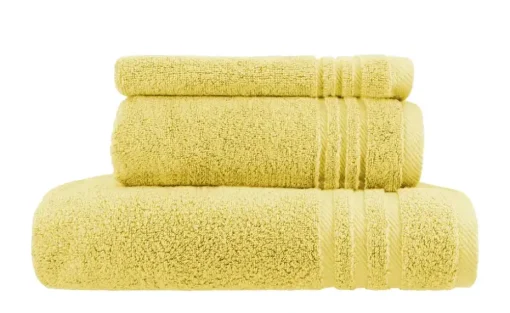 Handtuch-Set Gelb, 3-teilig Soft Cotton | Möbel Höffner