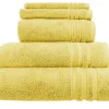 Handtuch-Set Gelb, 5-teilig  Soft Cotton | Höffner