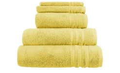 Handtuch-Set Gelb, 5-teilig  Soft Cotton | Höffner