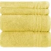 Handtuch-Set Gelb, 4-teilig Soft Cotton | Möbel Höffner
