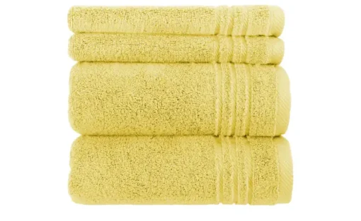 Handtuch-Set Gelb, 4-teilig Soft Cotton | Möbel Höffner