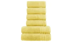 Handtuch-Set Gelb, 6-teilig Soft Cotton | Möbel Höffner