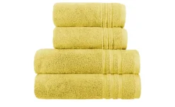Handtuch-Set Gelb, 4-teilig Soft Cotton | Möbel Höffner