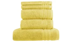 Handtuch-Set Gelb, 5-teilig  Soft Cotton | Höffner