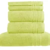 Handtuch-Set Grün, 5-teilig  Soft Cotton | Höffner