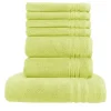 Handtuch-Set Grün, 7-teilig Soft Cotton | Möbel Höffner