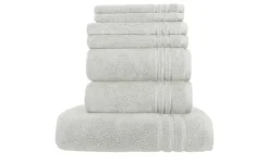 Handtuch-Set Hellgrau, 7-teilig Soft Cotton | Höffner