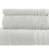 Handtuch-Set Hellgrau, 3-teilig | Möbel Höffner