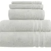 Handtuch-Set Hellgrau, 5-teilig Soft Cotton | Höffner