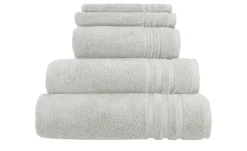 Handtuch-Set Hellgrau, 5-teilig Soft Cotton | Höffner