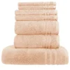 Handtuch-Set Hellorange, 7-teilig Soft Cotton | Höffner