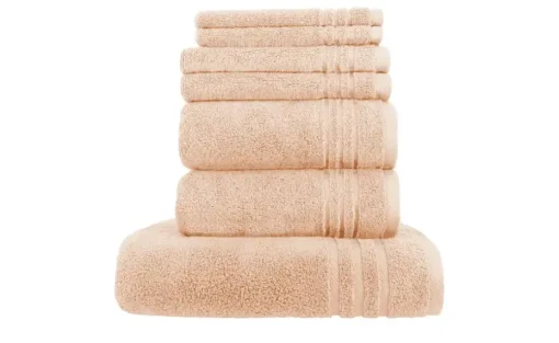 Handtuch-Set Hellorange, 7-teilig Soft Cotton | Höffner