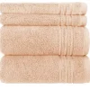 Handtuch-Set Hellorange, 4-teilig Soft Cotton | Höffner