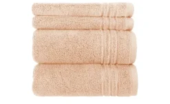 Handtuch-Set Hellorange, 4-teilig Soft Cotton | Höffner