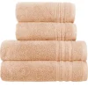 Handtuch-Set Hellorange, 4-teilig Soft Cotton | Höffner