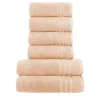 Handtuch-Set Hellorange, 6-teilig Soft Cotton | Höffner