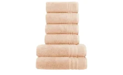 Handtuch-Set Hellorange, 6-teilig Soft Cotton | Höffner