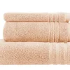Handtuch-Set Hellorange, 3-teilig Soft Cotton | Höffner
