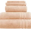 Handtuch-Set Hellorange, 5-teilig Soft Cotton | Höffner