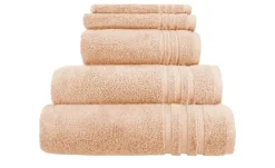 Handtuch-Set Hellorange, 5-teilig Soft Cotton | Höffner