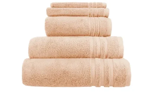 Handtuch-Set Hellorange, 5-teilig Soft Cotton | Höffner