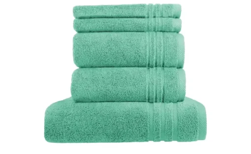 Handtuch-Set Minze, 5-teilig  Soft Cotton | Höffner
