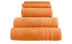 Handtuch-Set Orange, 5-teilig  Soft Cotton | Höffner