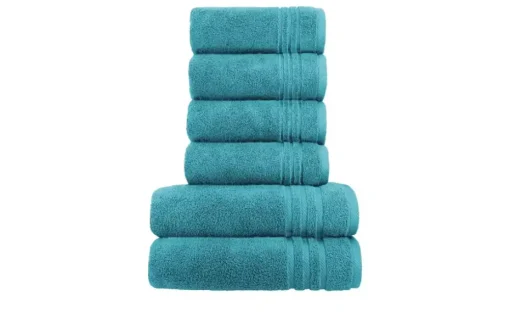 Handtuch-Set Petrol, 6-teilig Soft Cotton | Höffner